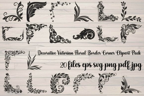Decorative Victorian Floral Border: Elevating Design with Timeless Elegance
