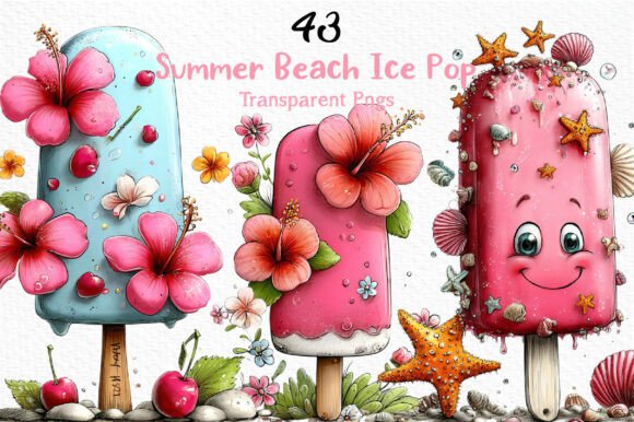 Infusing Summer Joy into Design with Whimsical Ice Pop Clipart