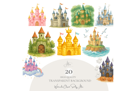 Strategic Visual Assets: Leveraging the Castle Clipart Bundle for Brand and Creative Growth
