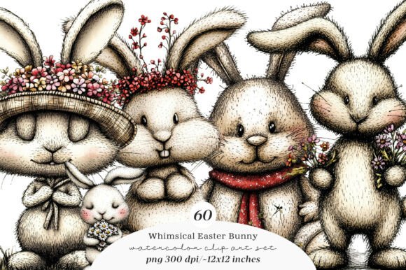 Strategic Visual Planning with Whimsical Easter Bunny Clipart