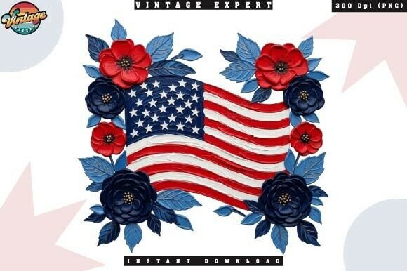 Understanding the Patriotic Flag Flower Brushstroke PNG for Creative Projects