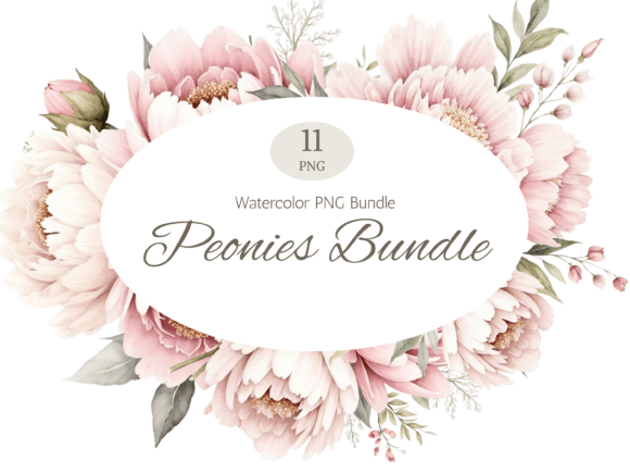 Unlocking Creative Potential with the Peony Watercolor Clipart Bundle