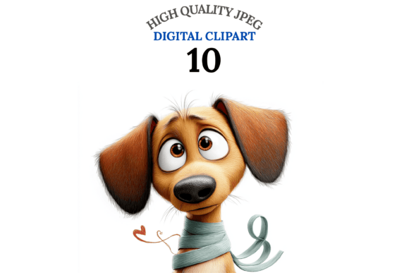 Valentine Dogs Clipart for Creative Projects