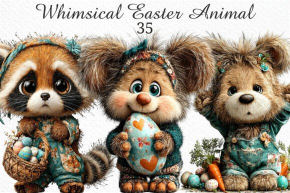 Whimsical Easter Animal Clipart Png: Bringing Spring Joy to Your Creative Projects
