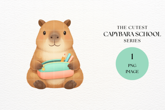 Why Cute Capybara Clipart with Pencil Case Is the Secret Weapon for Your Next Creative Project